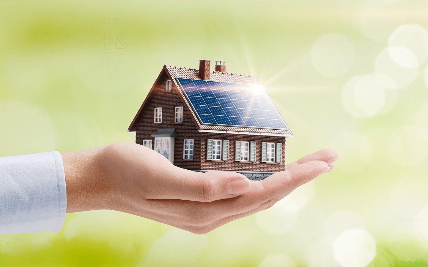 Fußbodenheizung mit Photovoltaik Haus